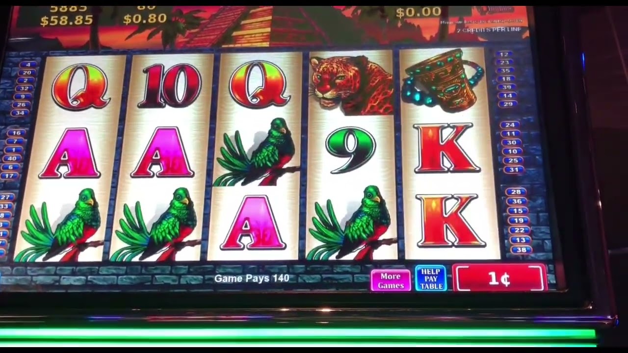 Xtra Rewards Mayan Chief & Dawn Andes slot machine min bet