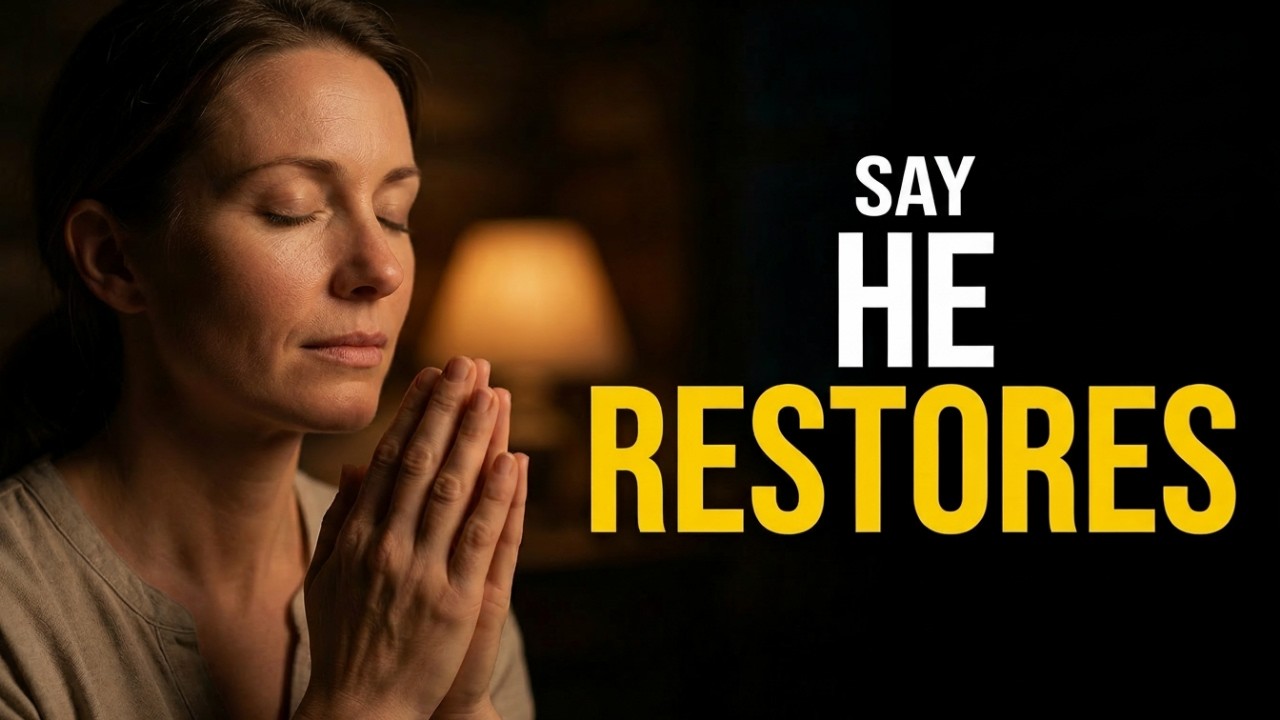 Lord, Heal My Past Regrets & Restore My Lost Years | Powerful Night Prayer