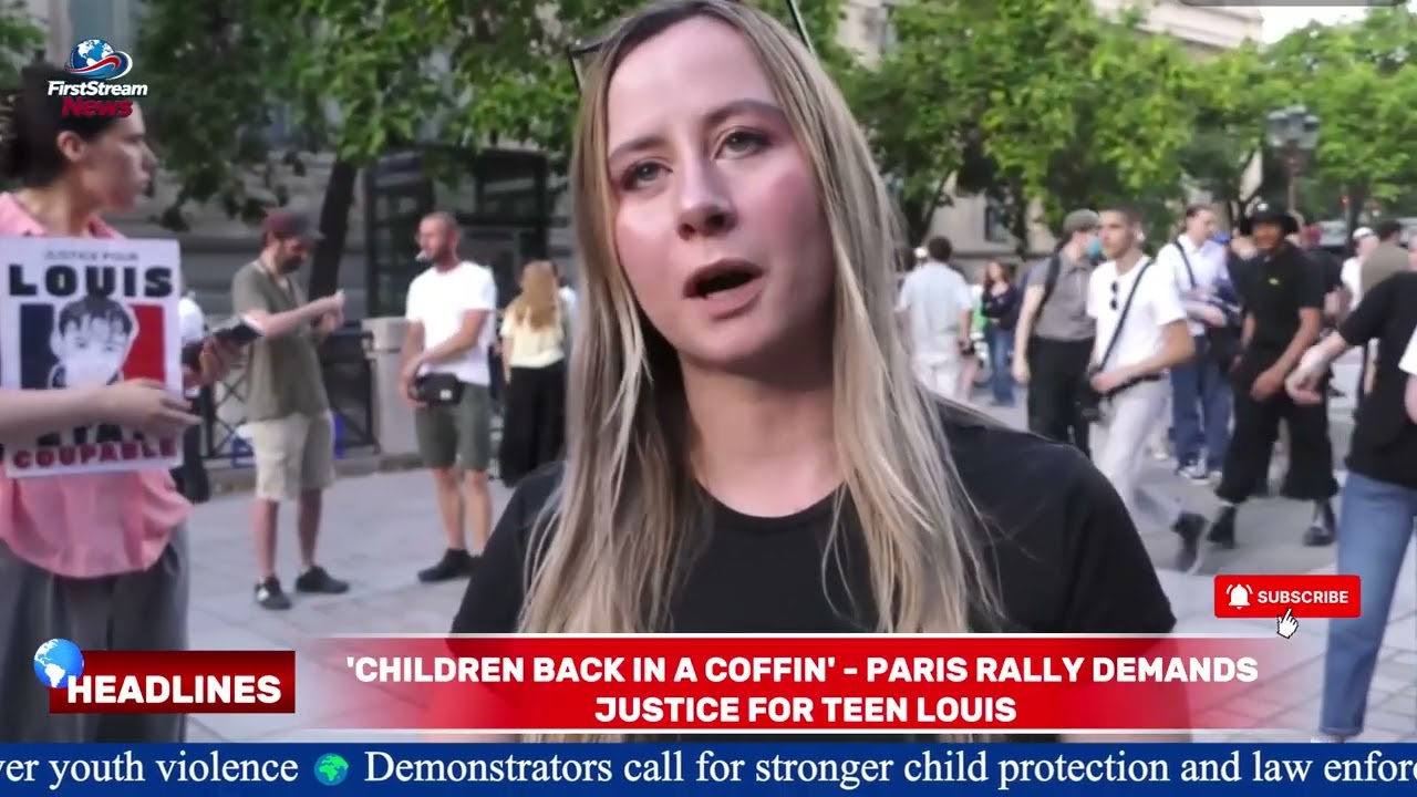 'Children Back in a Coffin' - Hundreds March in Paris After Brutal Murder of Teen Louis