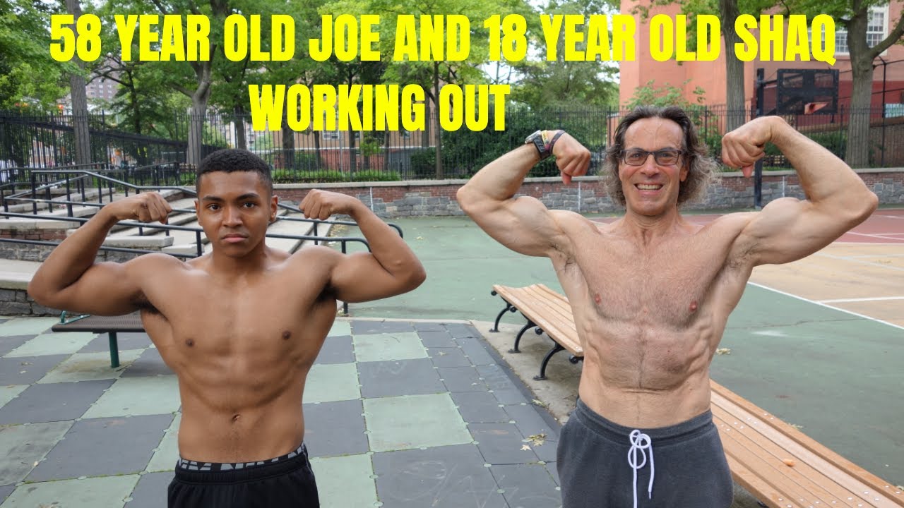 58 Year Old Joe and 18 Year Old Shaq Working Out - Calisthenics Workout | Thats Good Money