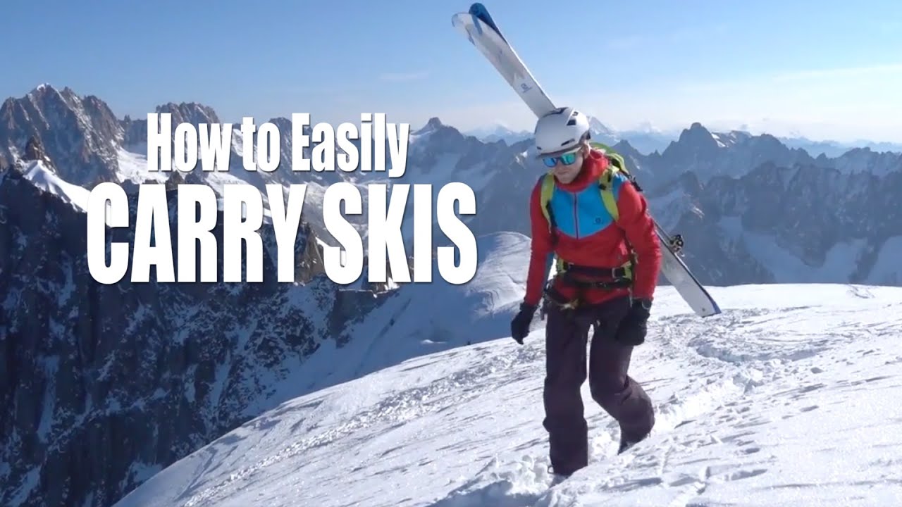 How To Easily Carry Skis // DAVE SEARLE