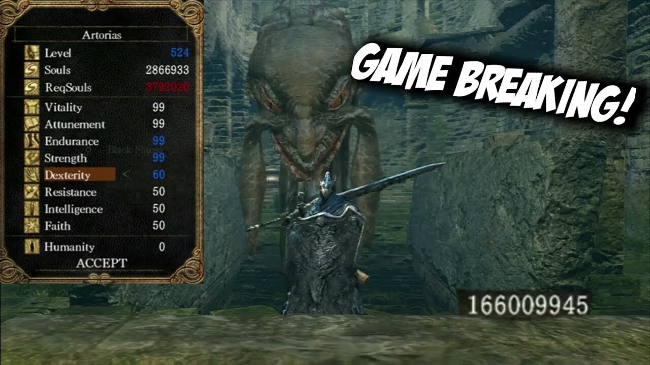 MOST GAME BREAKING GLITCH IN DARK SOULS!