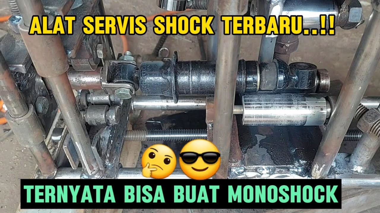 EDISI langka..!😊 buat alat servis shockbreaker terbaru||upgrade versi sebelum nya
