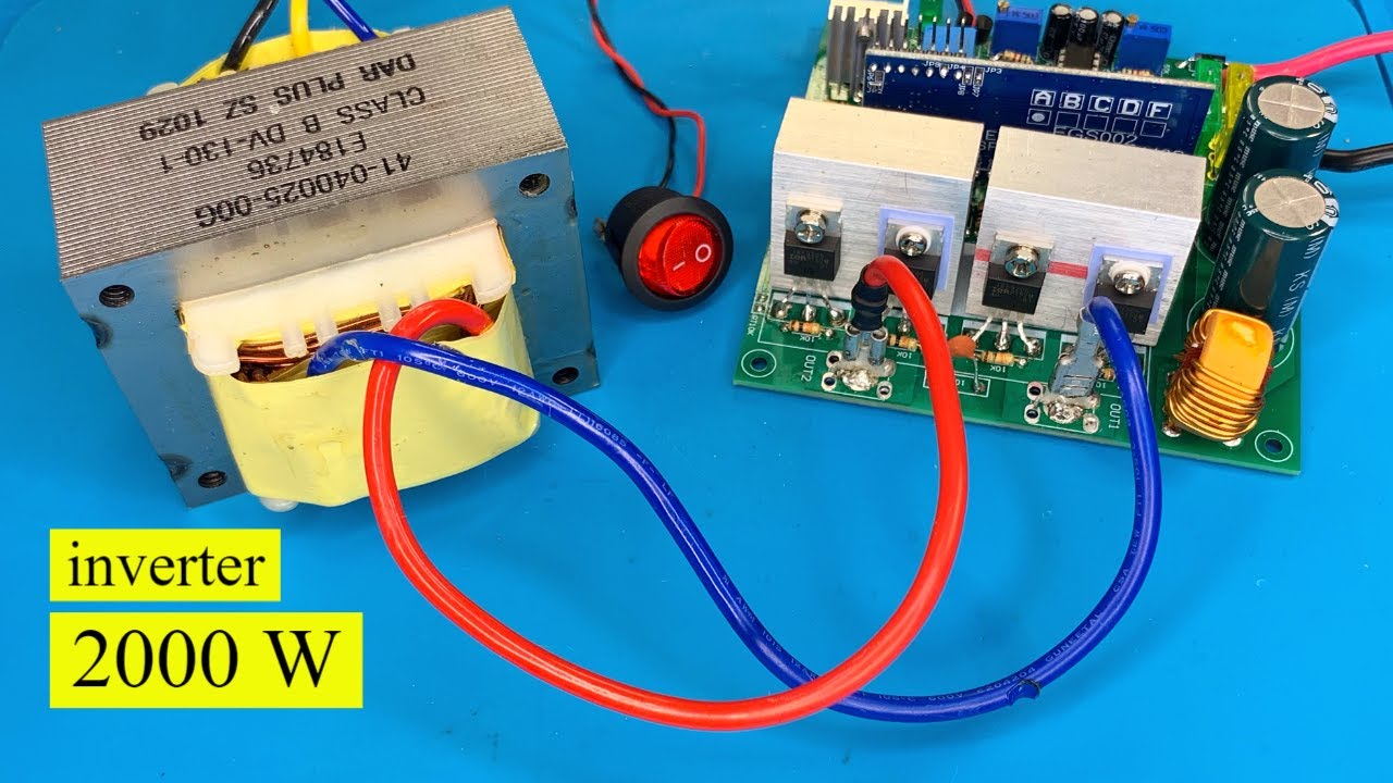 DIY 1 кВт синусоидальный инвертор 12 В до 220 В, jlcpcb