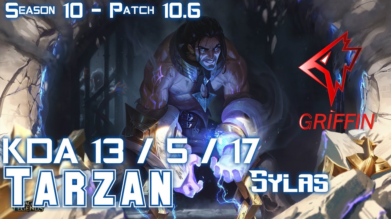 GRF Tarzan SYLAS vs T1 Cuzz LEE SIN Jungle - Patch 10.6 KR Ranked