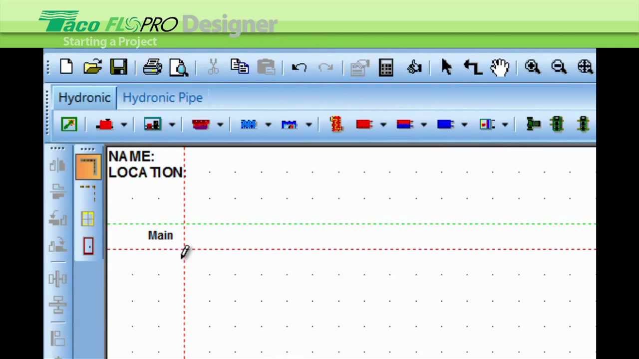Starting a FloPro Designer Project