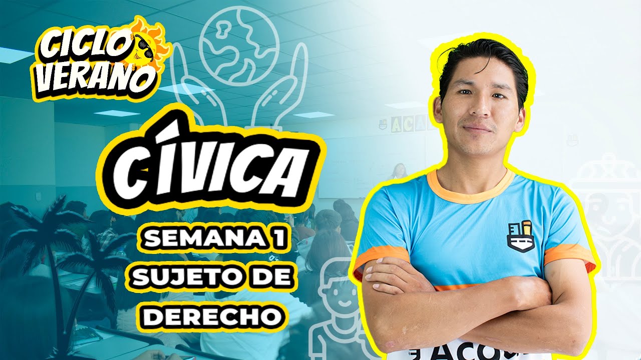 03 - SEMANA 1 -  CÍVICA  SUJETO DE DERECHO  - 08/01/2024