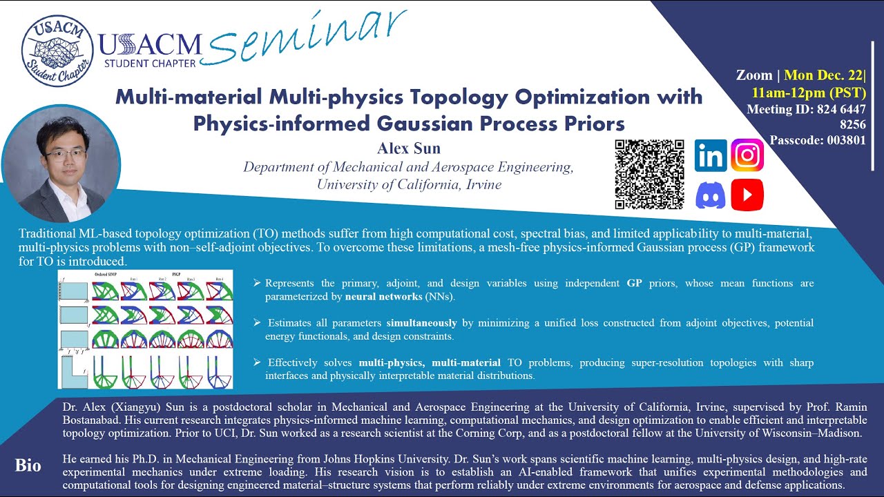 Multi-material Multi-physics Topology Optimization with Physics-informed Gaussian Process Priors