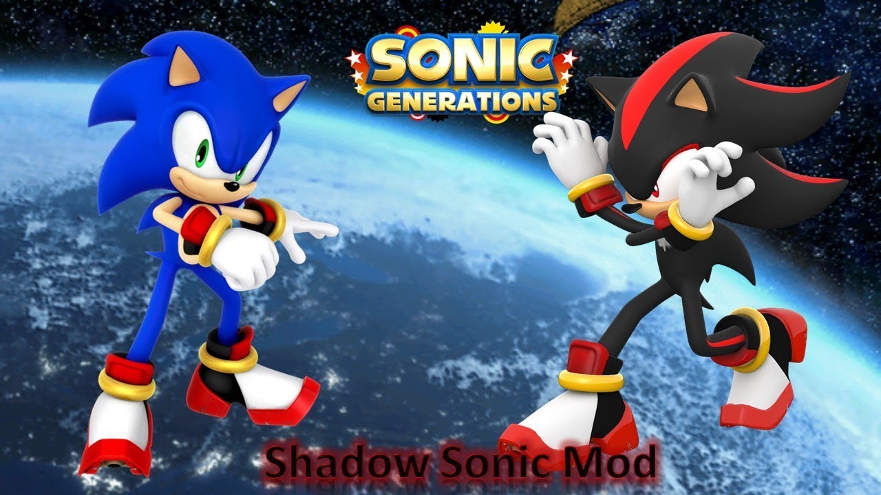 Sonic Generations Mod Part 152_ Shadow Sonic Mod