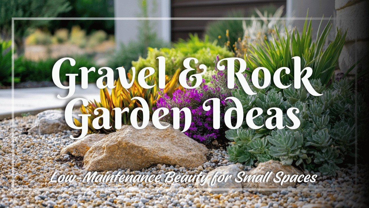 Gravel & Rock Garden Ideas: Low-Maintenance Beauty for Small Spaces