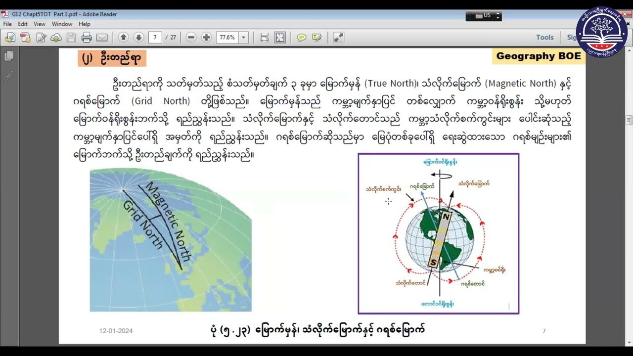 Grade 12 Geography, Chapter 5, Part 3