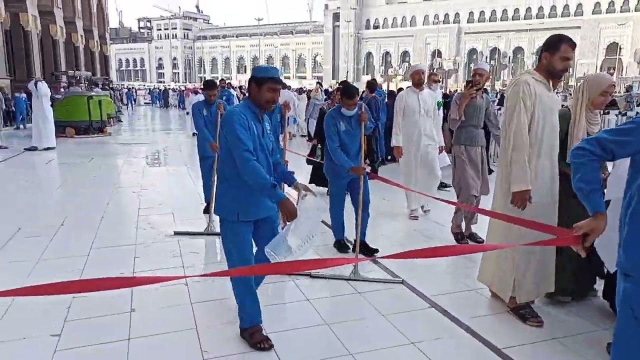 Haram Cleaning Video @MYGVLOG @MYGVLOGS #MAKKAH #saudiarabia #mecca