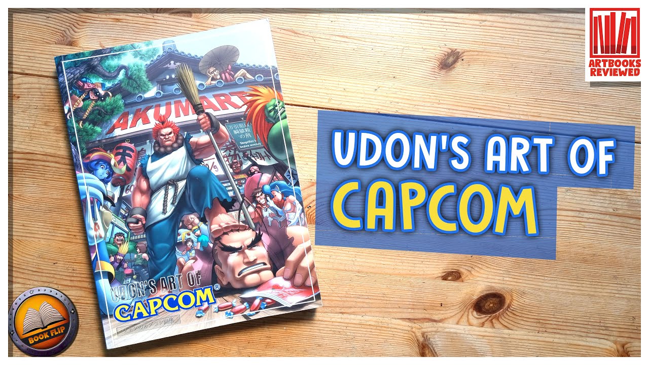 Udon's Art of Capcom | 4K book flip