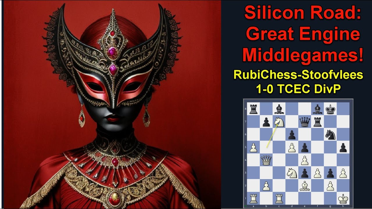 Silicon Road: Great Engine Games! Take my rook! RubiChess-Stoofvlees TCEC DivP 1-0
