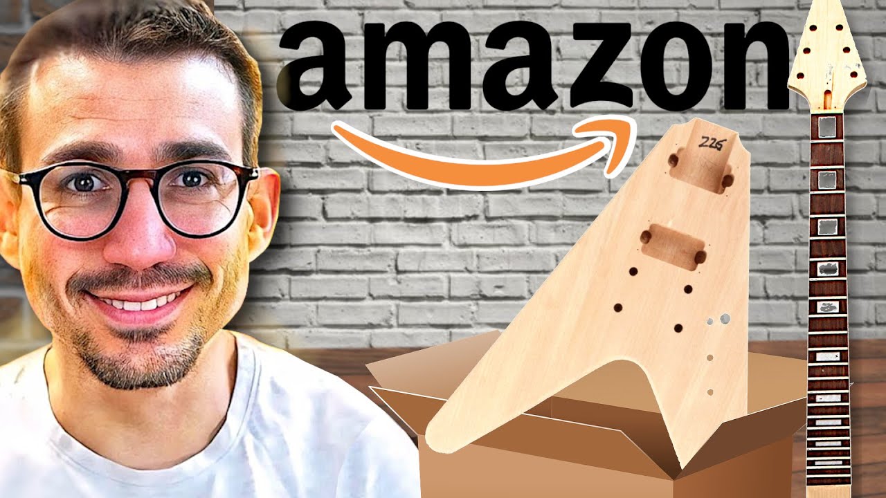 Enfin une guitare en kit bien conçue ? Déballage et contrôle du KIT guitare Flying V Rocktile