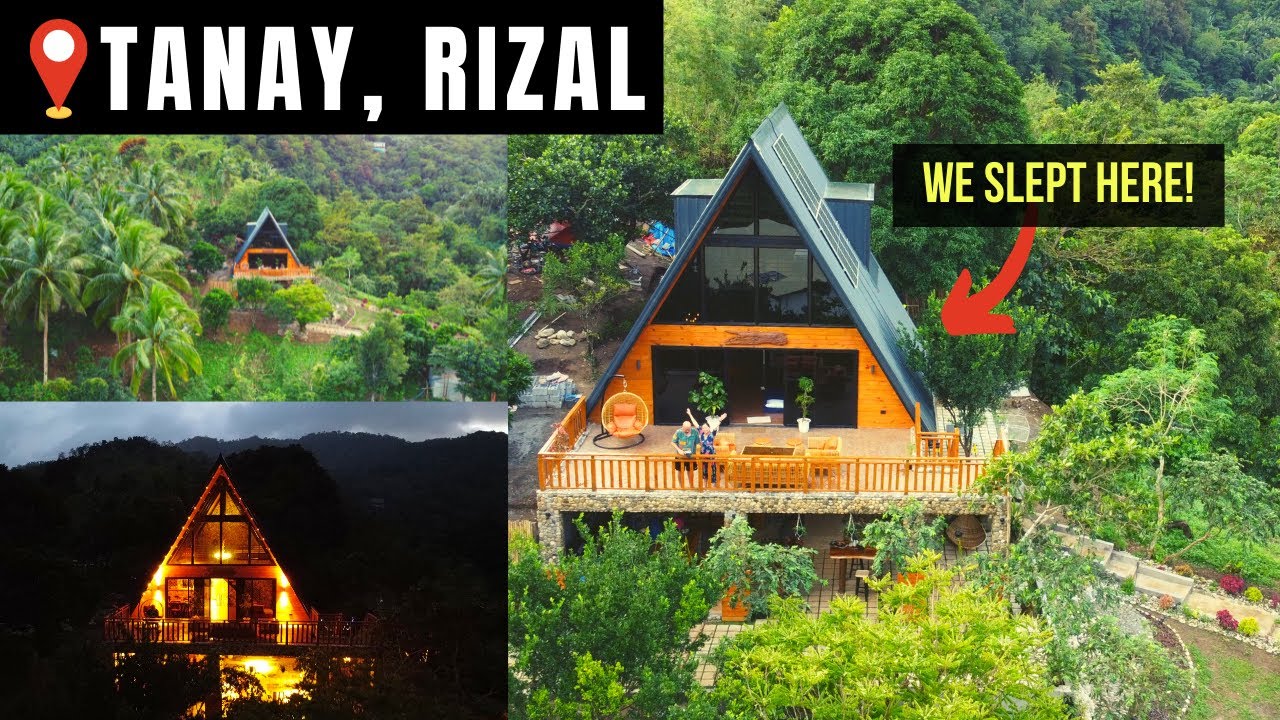 THE ELLSWORTH CABIN | Luxury Glamping in Daraitan, Tanay, Philippines | Beautiful A-Framed Cabin!!