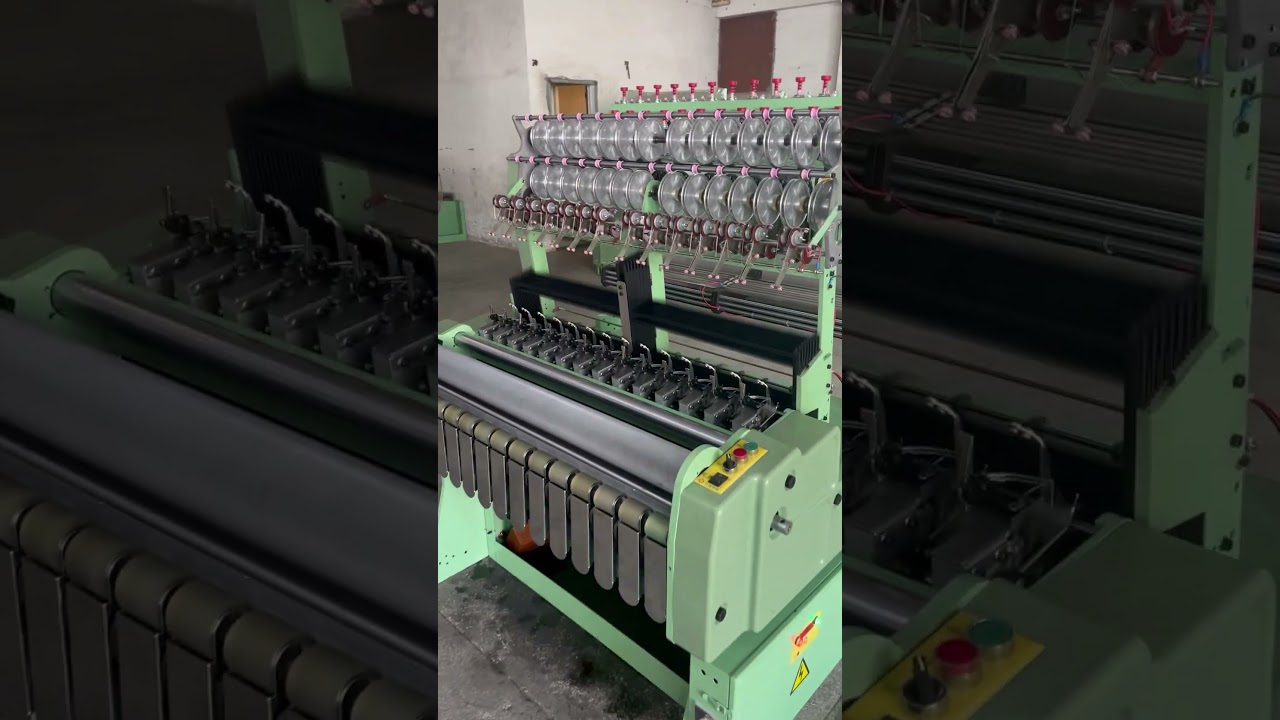 TX-14/35 high speed needle loom machine, double weft double knitting needle, can make 28 lines