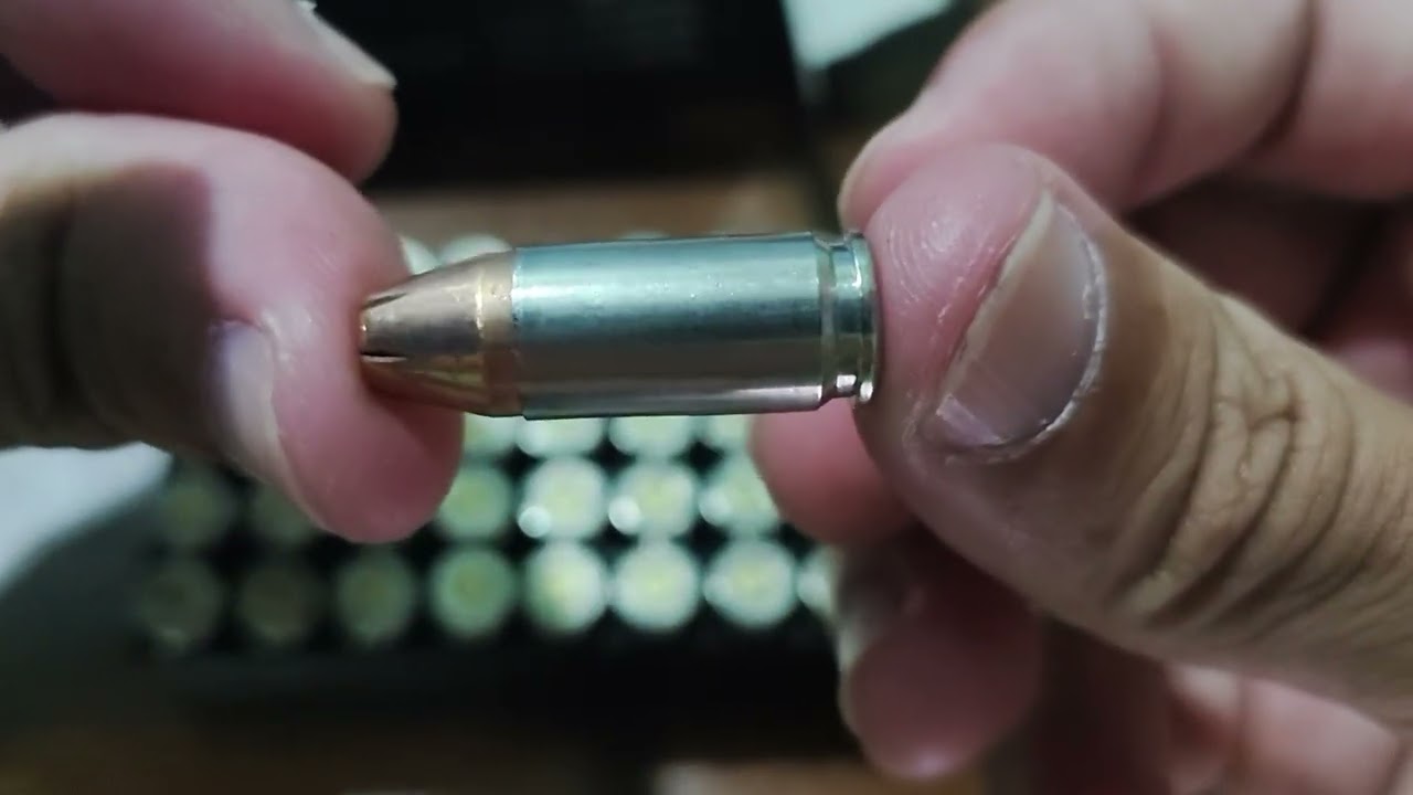 JHP Bullet Master 124 gr. 9มม.  JHP (Jacketed Hollow Point) 9mm. 