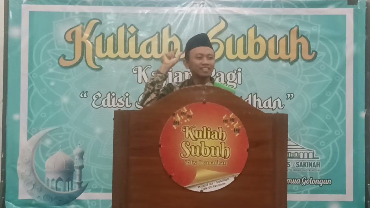 Kuliah Subuh Ramadhan 1447 H bersama Ust Zainuddin,M.EI Ahad Tgl, 010326 diMasjidAs SakinahPermorin 