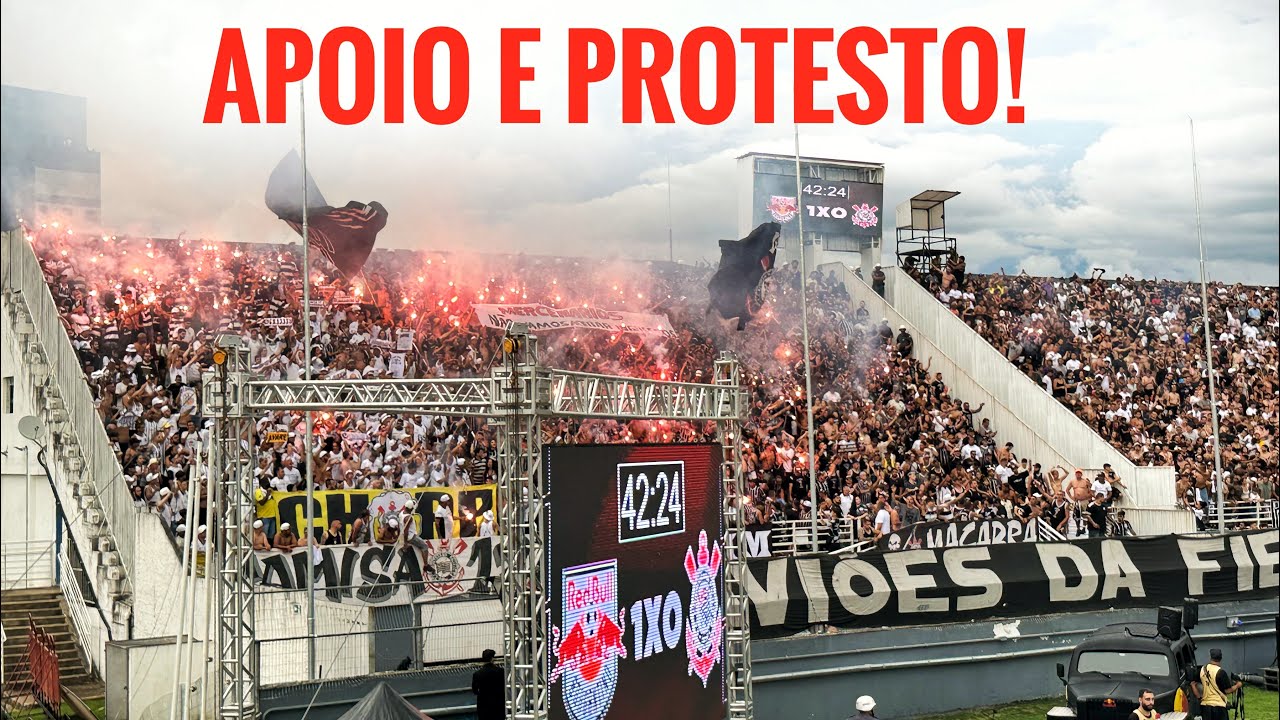 Fiel INVADE setor do BRAGANTINO e IMPRESSIONA no primeiro do ano! Red Bull x Corinthians