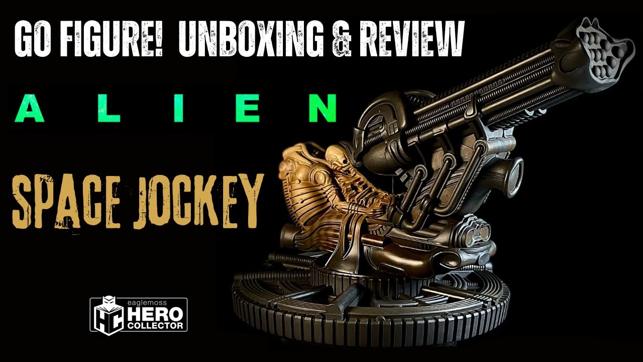EAGLEMOSS ALIEN SPACE JOCKEY FIGURINE UNBOXING AND REVIEW