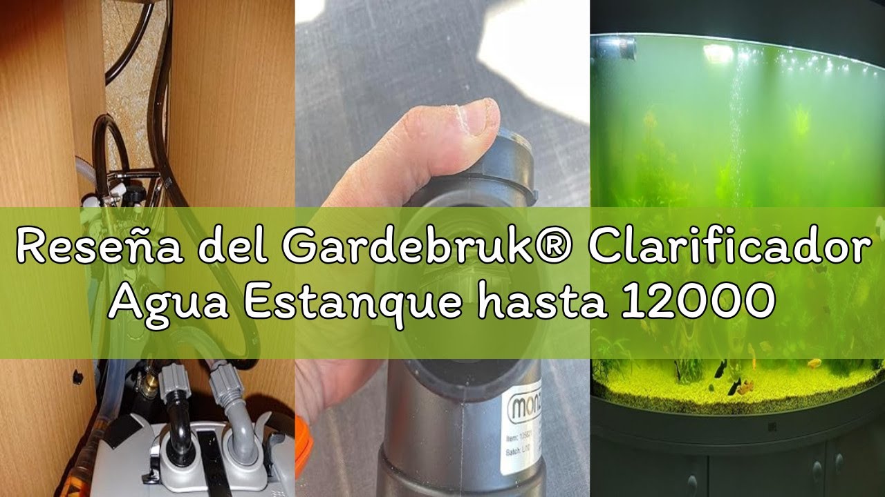 Reseña del Gardebruk® Clarificador Agua Estanque hasta 12000L UVC Antialgas 11W Acuario Cable 5 m