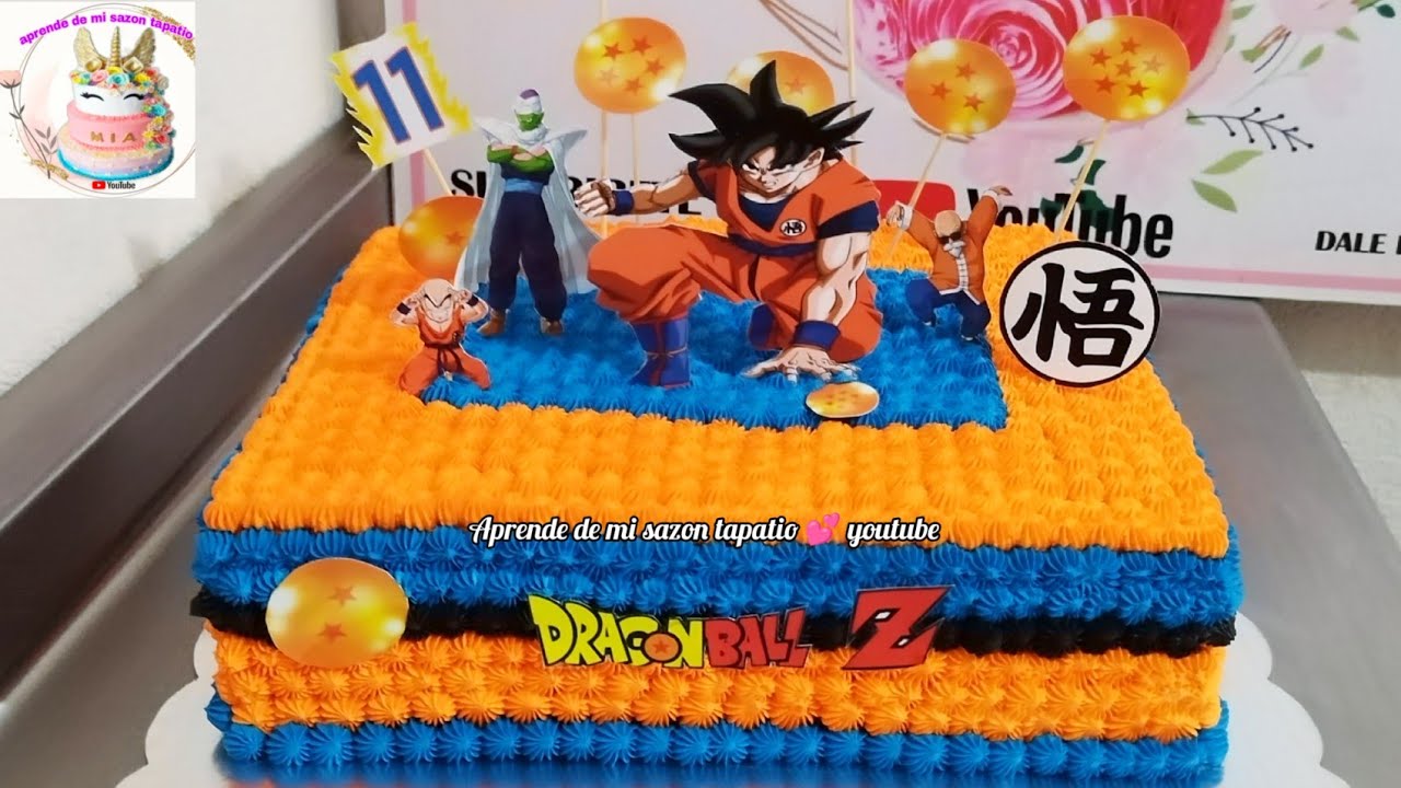 pastel de Dragon Ball / Dragon ball cake  , cómo hacer una torta de Dragon ball  Z