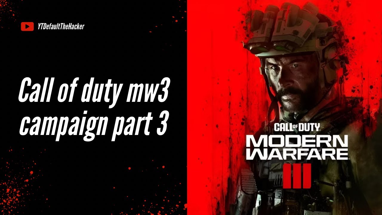 Call of duty mw 3 campaign part 3