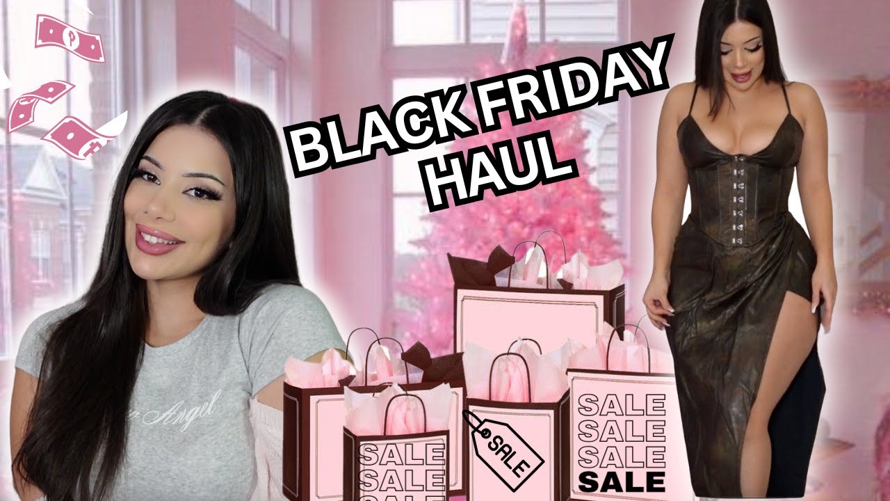 HUGE BLACK FRIDAY HAUL (Fashion Nova fits, Christmas decor & more!)
