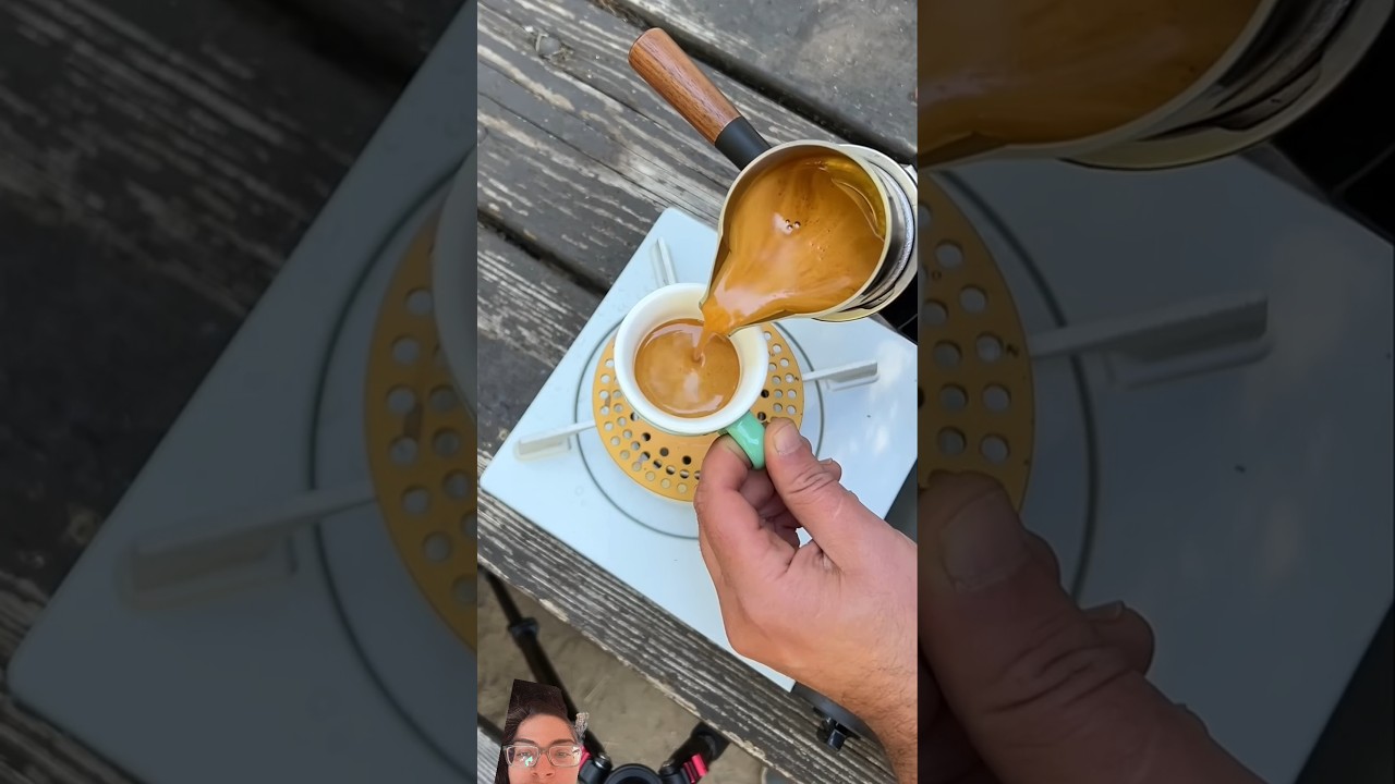 Campfire coffee making#trending #viralshorts #coffee #ytshorts