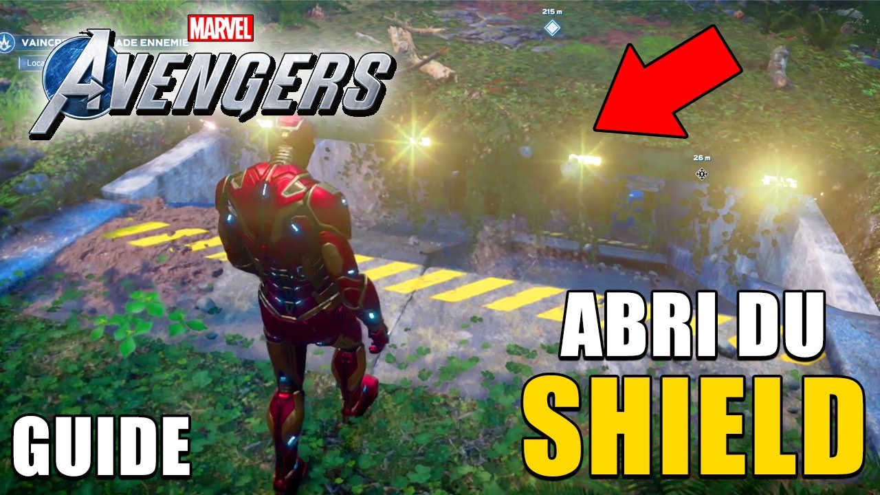 MARVEL'S AVENGERS - TROUVER LES ABRIS SECRETS DU SHIELD (Caches & Pillage d'abri) Guide TRÉSOR