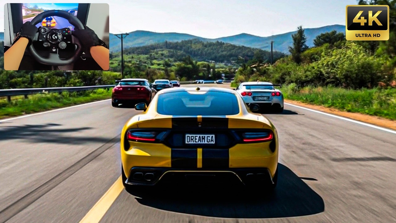 Dodge Viper SRT VS Supercars - Forza Horizon 5 | Logitech G923 Gameplay