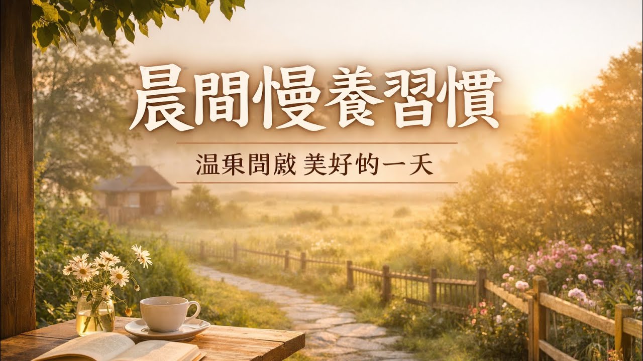 早晨慢一點，身體就會慢慢變好｜晨間慢養習慣