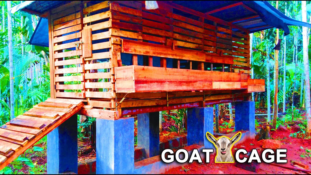 How To Make Goat Cage at Your Home | Low Cost Goat House Making