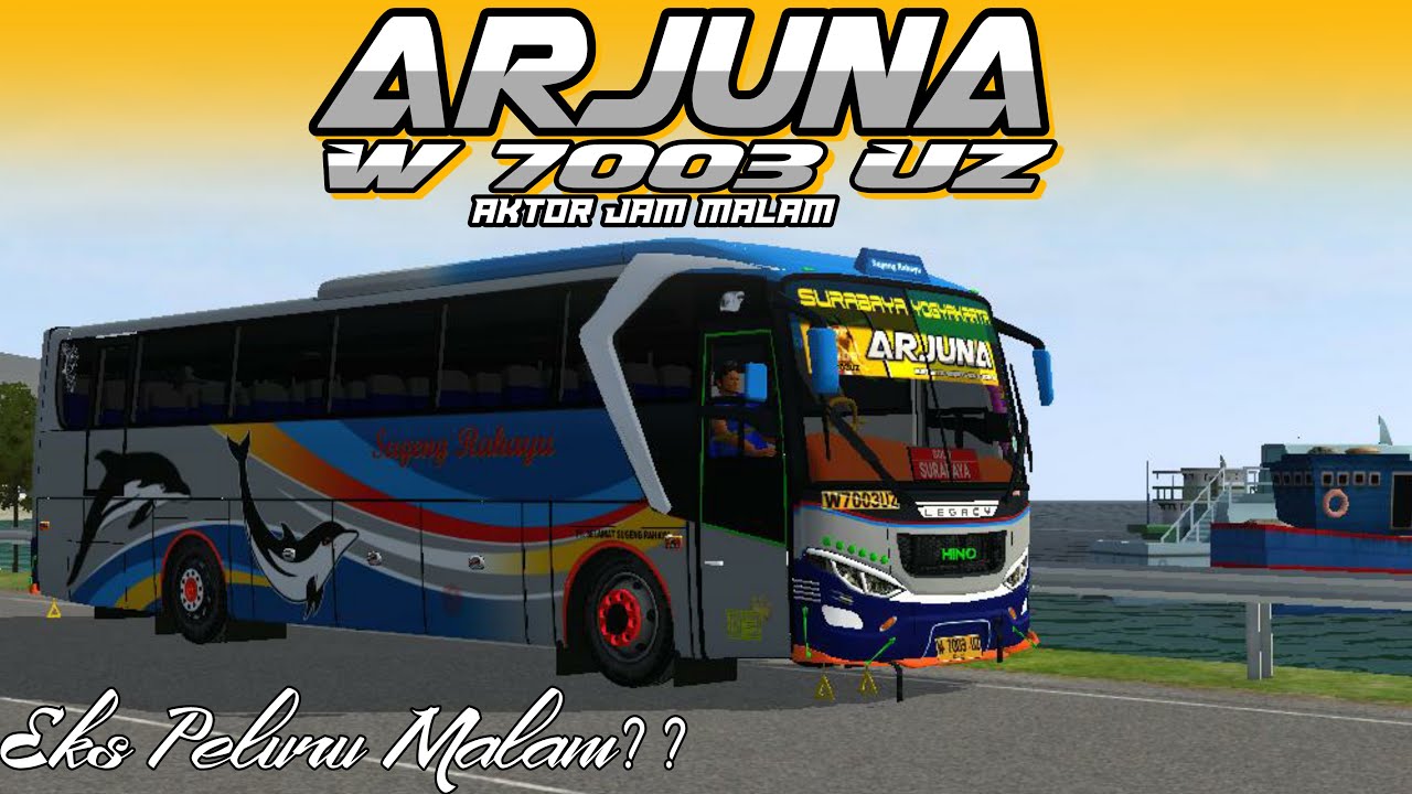 EKS PELURU MALAM??!!|SHARE LIVERY BUSSID SUGENG RAHAYU 