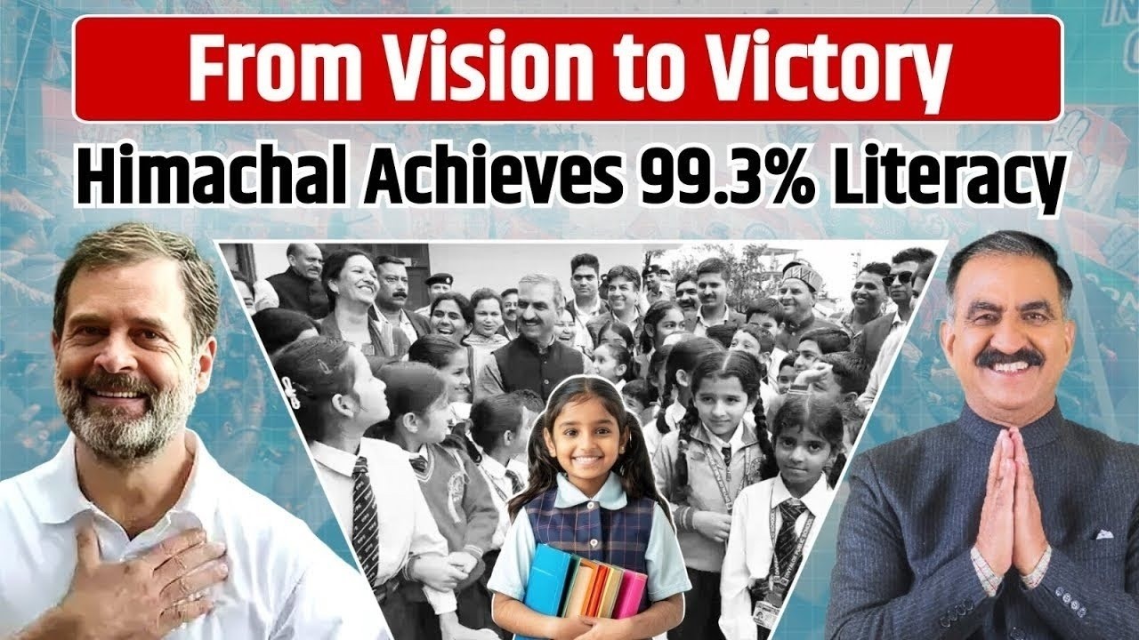 From Vision to Victory: Himachal Achieves 99 3% Literacy | Congress