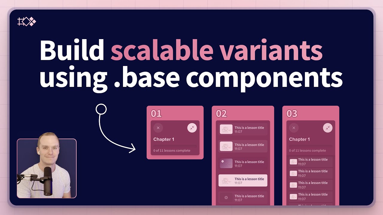 Building scalable variants in Figma using `.base` components
