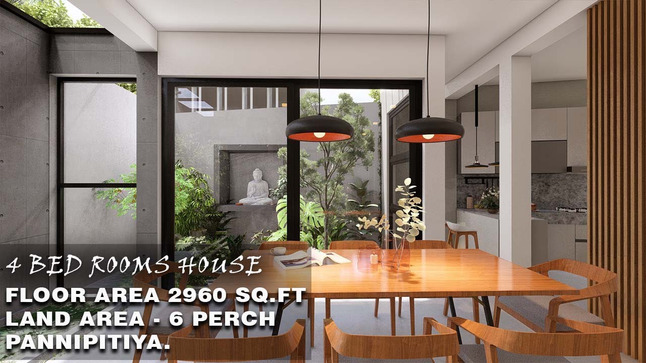 House design | 6 perch land | 4 bedroom | Pannipitiya, SriLanka | House plan | 2025 | Luxury