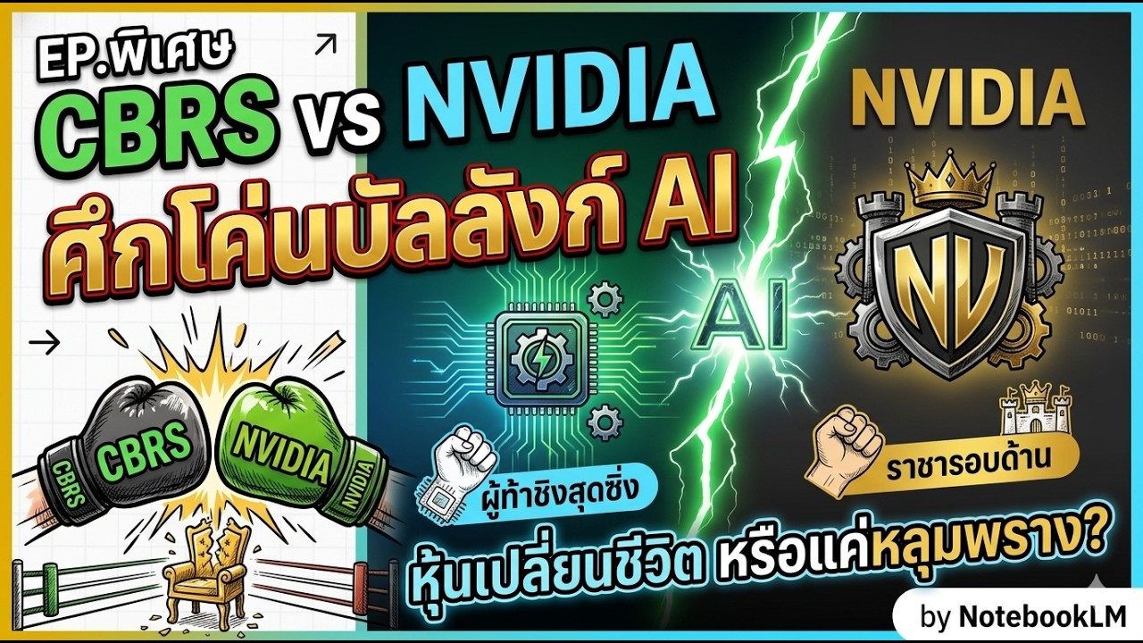 EP.พิเศษ CBRS vs NVIDIA | ศึกโค่นบัลลังก์ AI หุ้นเปลี่ยนชีวิต หรือแค่หลุมพราง? 🥊
