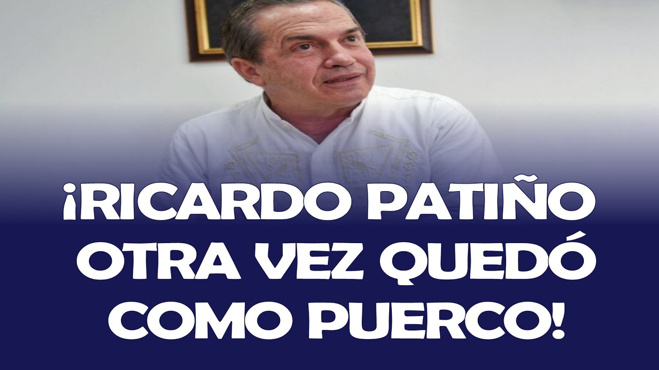 &iexcl;RICARDO PATI&Ntilde;O OTRA VEZ QUED&Oacute; COMO PUERCO!
