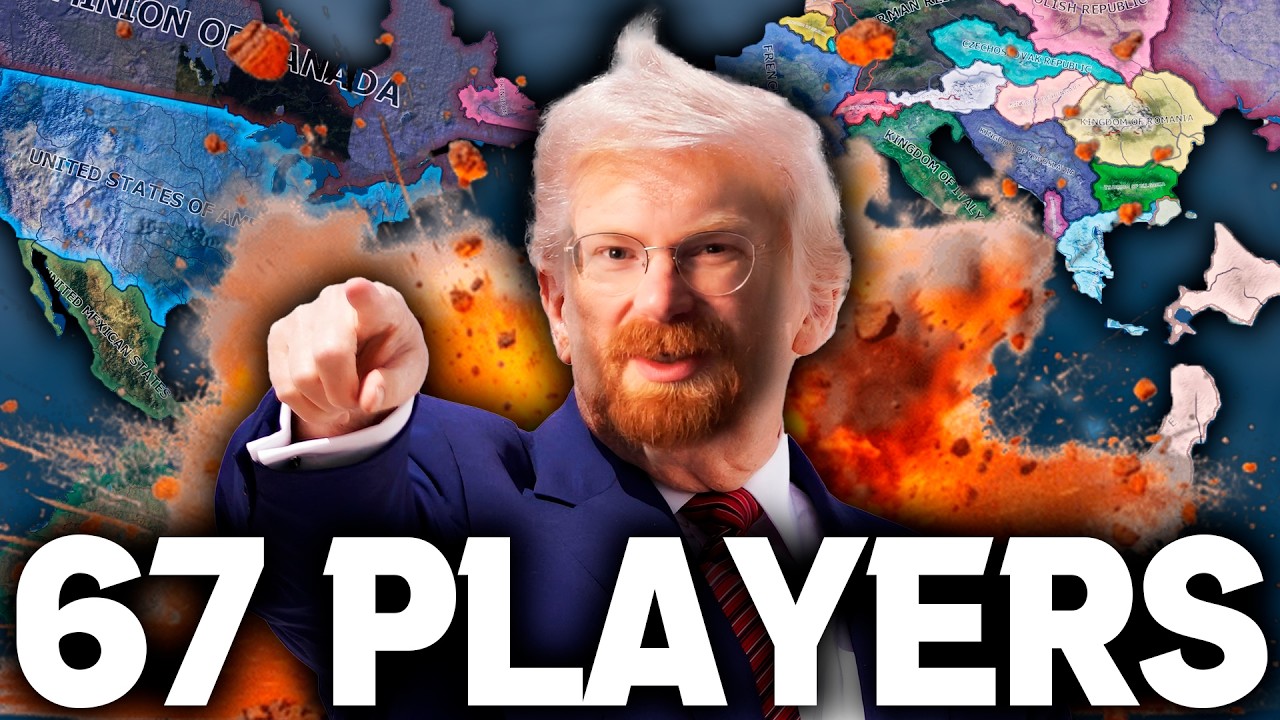 67 Players Simulate Civilization in HOI4 Experiment (VOD)