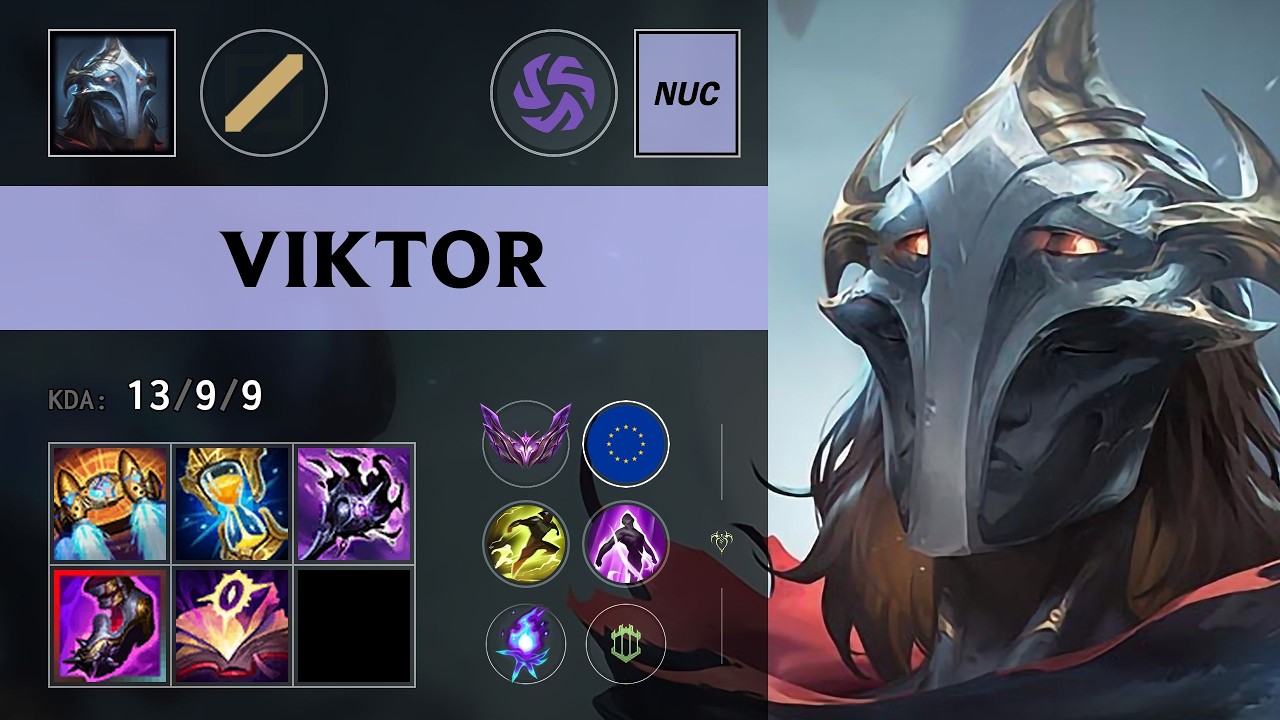 (SHFT nuc) Viktor Mid vs Ahri - EUW Master Patch 26.13