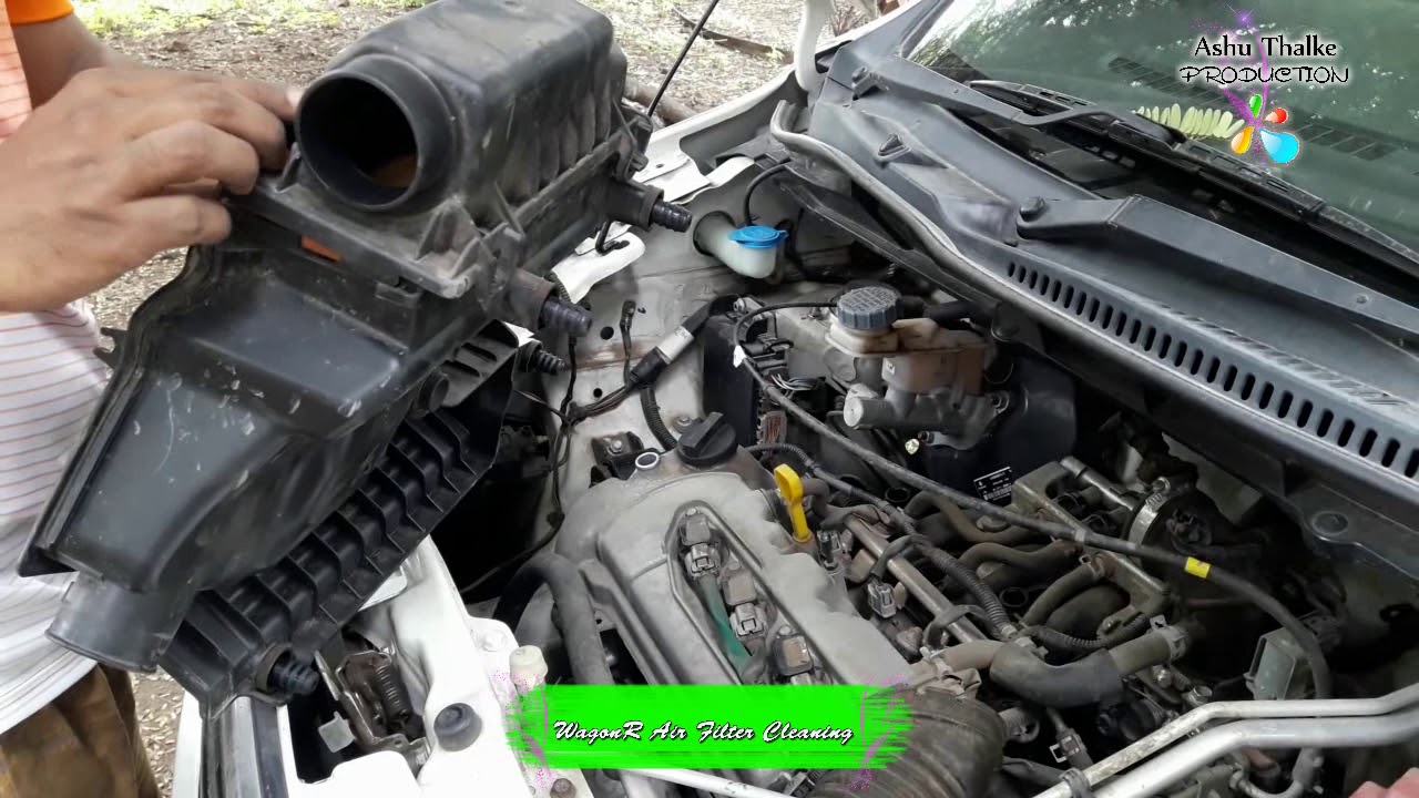 WagonR Air Filter Cleaning