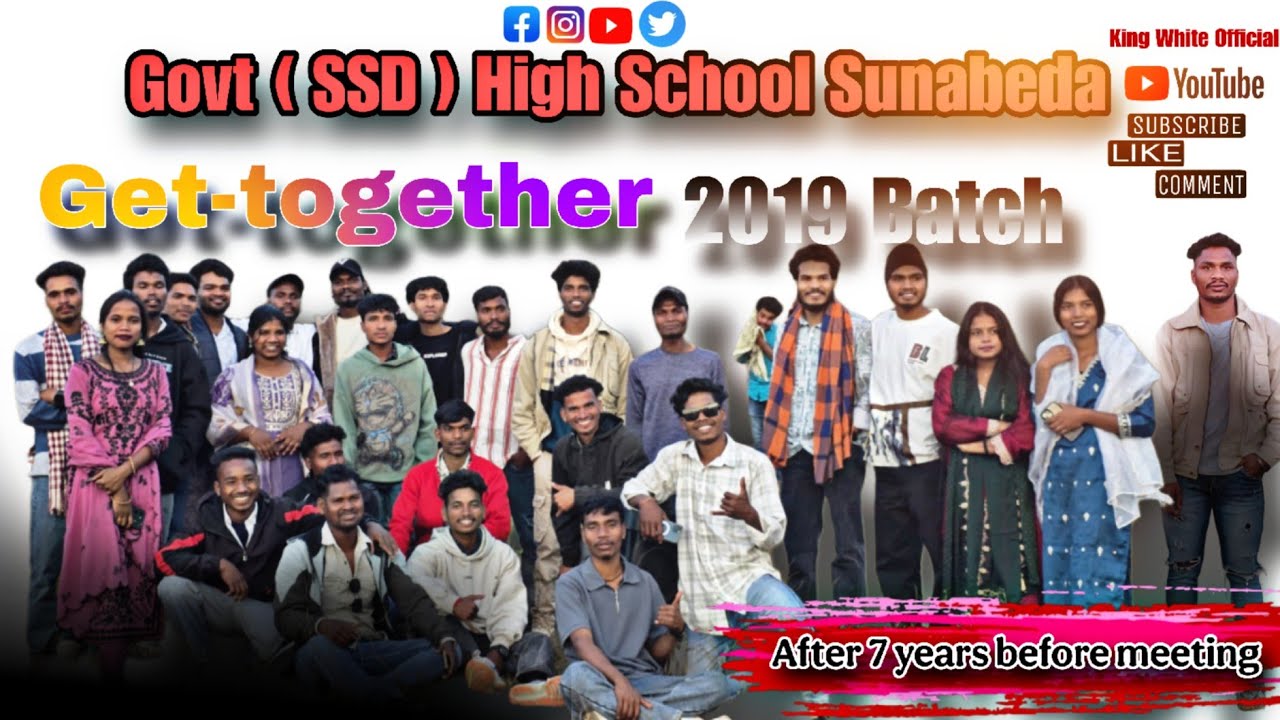 Unforgettable School Reunion After 7 Years 🥹 | 2019 Batch | Sunabeda High School | Friendship 
