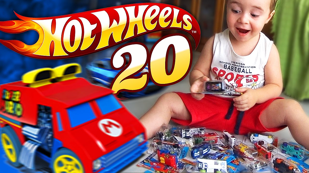 HOT WHEELS COLEÇÃO DE 20 CARROS DE BRINQUEDO -  Hot Wheels Collection 20 Toy Cars