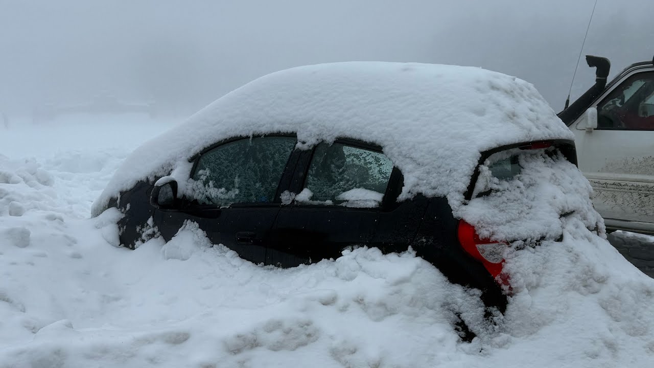 La nieve llega a la Sierra madrileña