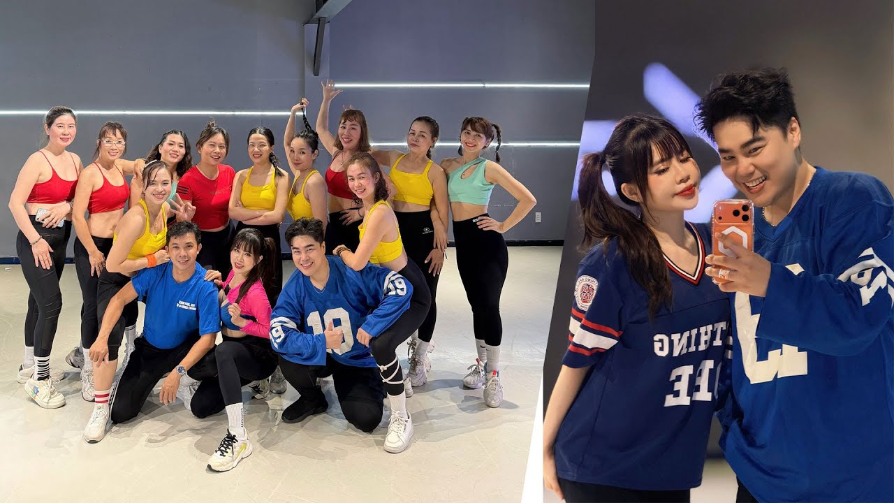 30 phút Aerobic giảm cân tại nhà cực kỳ hiệu quả cùng HLV Hồ Hàm Hương và ca sĩ Nguyễn Đình Vũ
