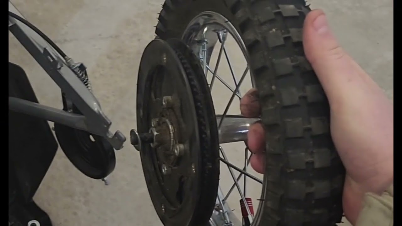 Razor MX350 Motorcycle Tire replacement