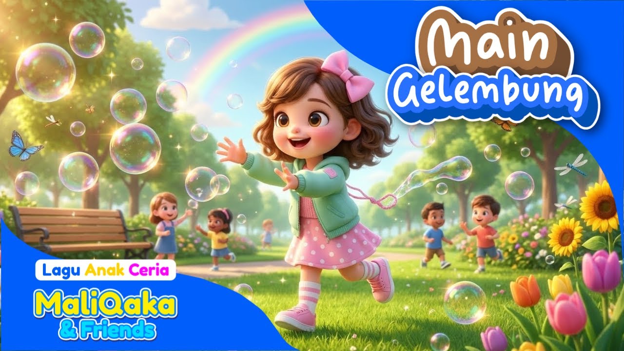 AYO MAIN GELEMBUNG! 🫧✨ Lagu Anak-Anak Indonesia Lucu & Menghibur