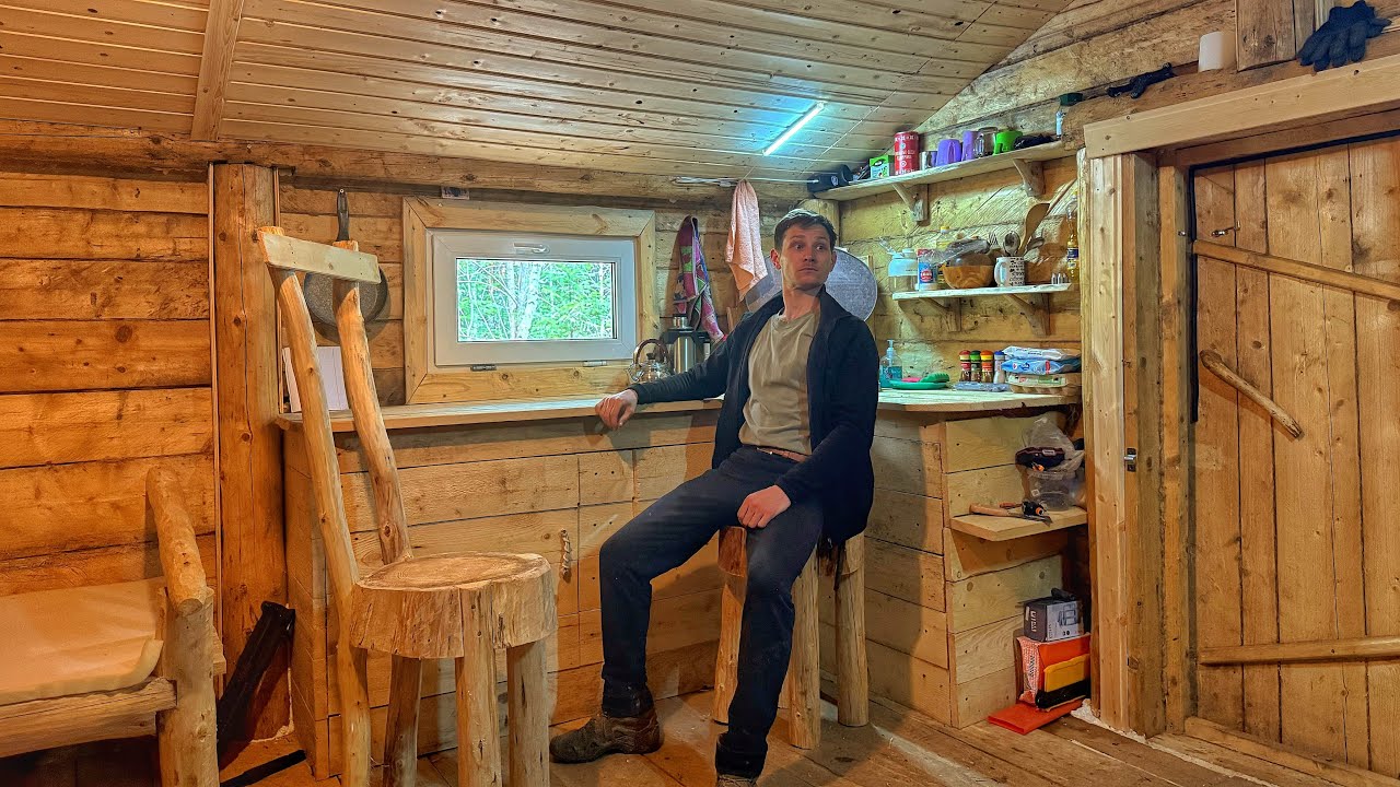 We are turning our hut into a house with handmade furniture